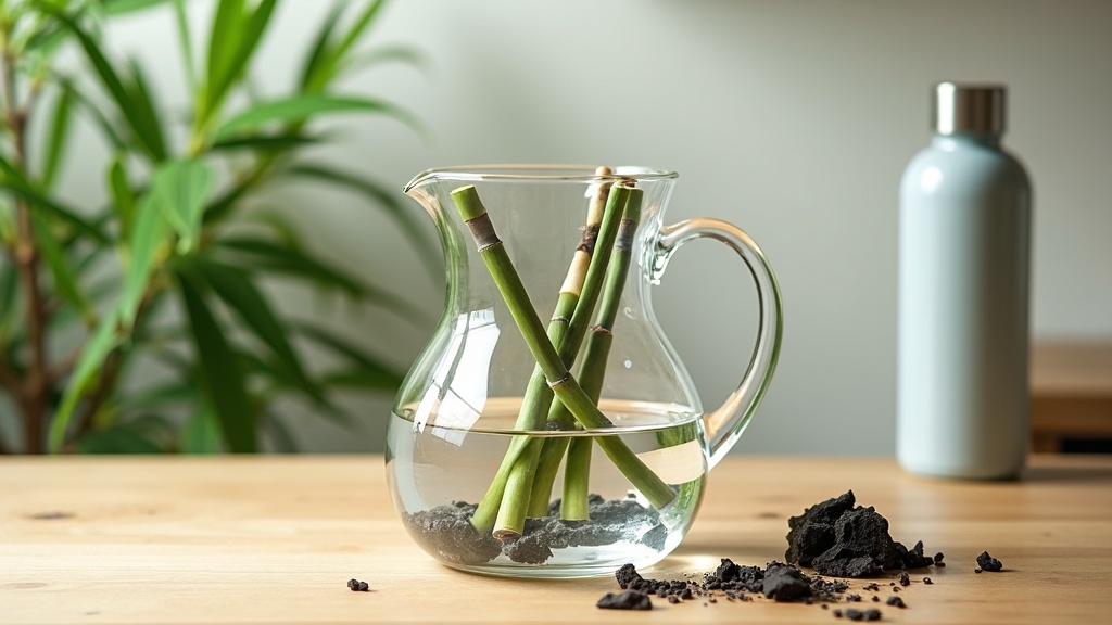Bamboo Charcoal Water Filter Sticks and Pieces